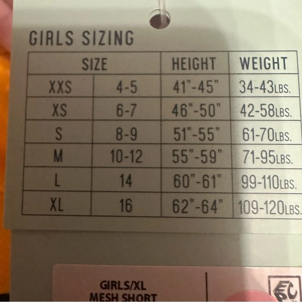 Girls' XL Mesh Shorts NWT (Bundle of 2) Girls XL/16